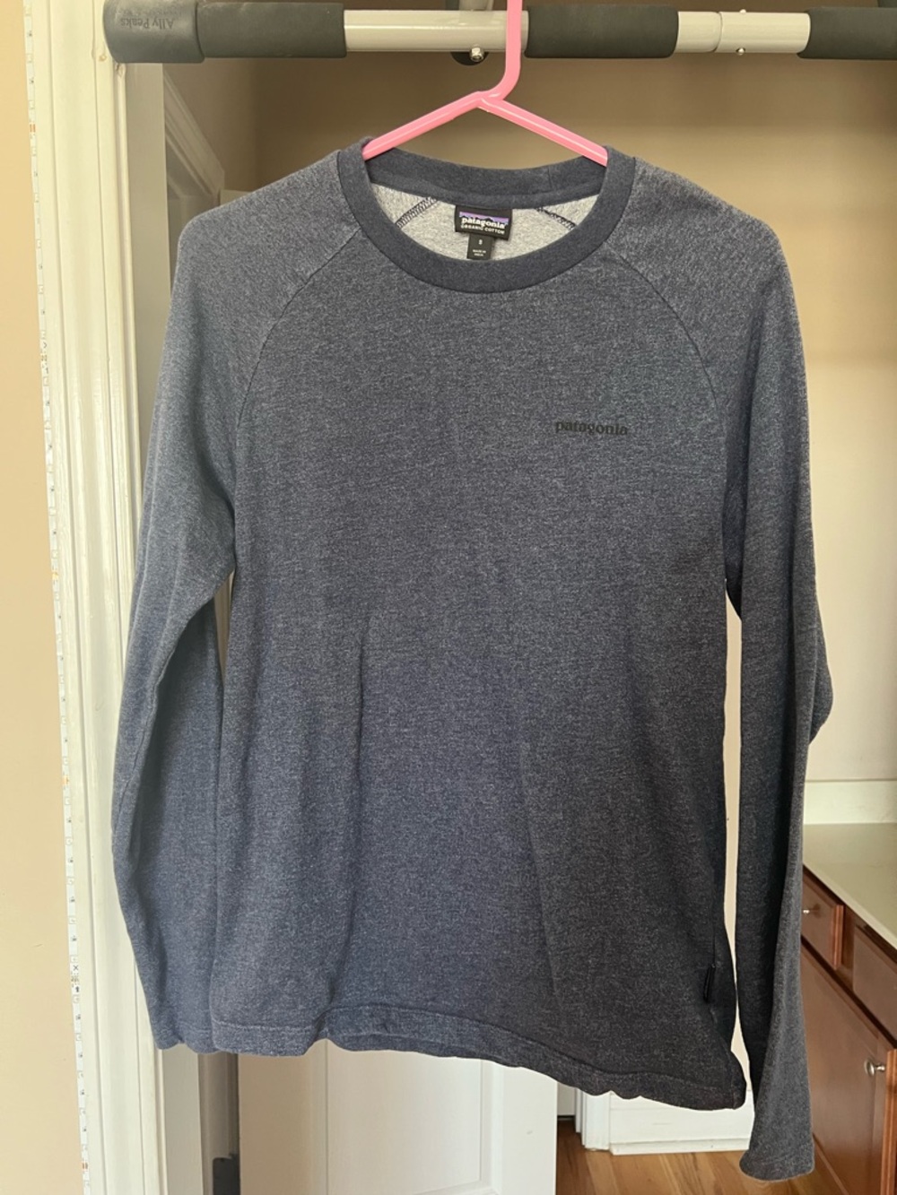 Patagonia Heather Navy Crewneck Sweater